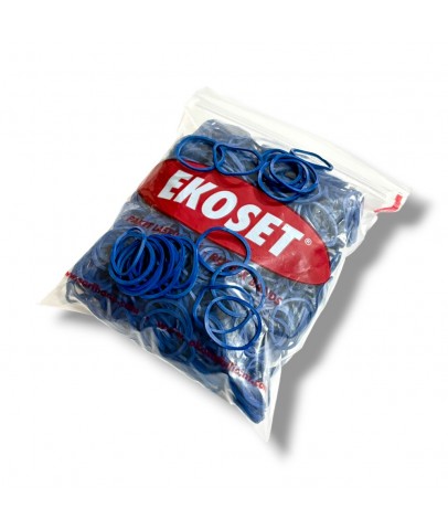 500 Adet Mavi Küçük Paket Lastiği 40mm