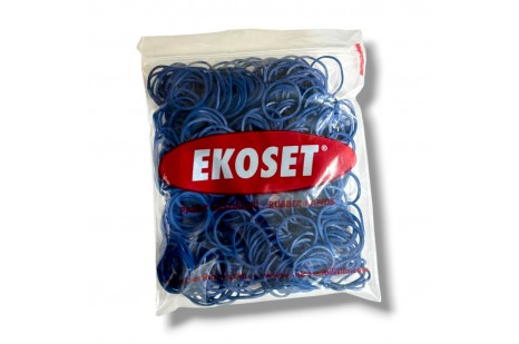 500 Adet Mavi Küçük Paket Lastiği 40mm