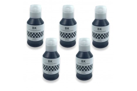Canon G3420 G3430 G3460 Siyah Muadil Mürekkep 5'li Set