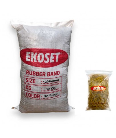 Kauçuk Paket Lastiği 120x3mm 12 Kg