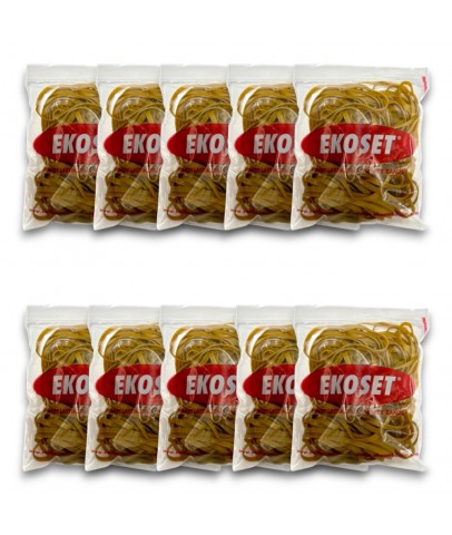 120mmx5mm Geniş Kauçuk Paket Ambalaj Kasa Lastiği 1.000 Adet (120x5)