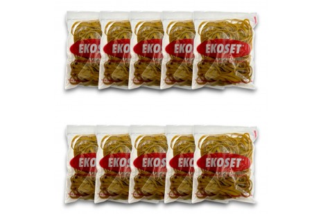 120mmx5mm Geniş Kauçuk Paket Ambalaj Kasa Lastiği 1.000 Adet (120x5)