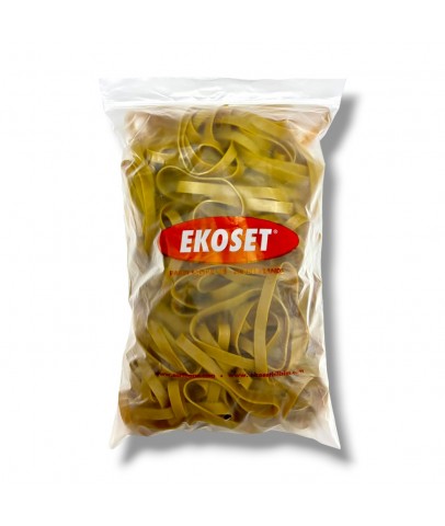 130mmx10mm Extra Geniş Kauçuk Paket Ambalaj Lastiği 1Kg (130x10)