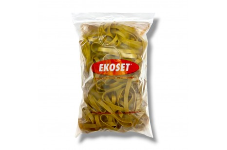 130mmx10mm Extra Geniş Kauçuk Paket Ambalaj Lastiği 1Kg (130x10)