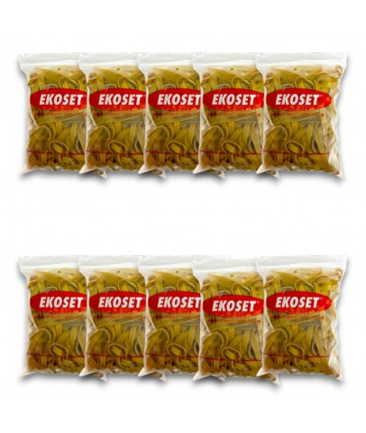 130mmx10mm Extra Geniş Kauçuk Paket Ambalaj Lastiği 1.000 Adet (130x10)
