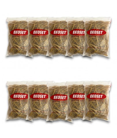 150mmx5mm Geniş Kauçuk Paket Ambalaj Kasa Lastiği 1.000 Adet (150x5)