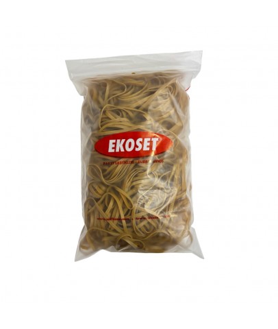 150mmx5mm Geniş Kauçuk Paket Ambalaj Kasa Lastiği 1Kg (150x5)