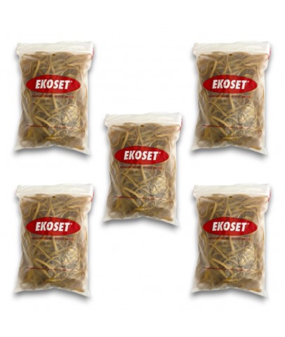 150mmx5mm Geniş Kauçuk Paket Ambalaj Kasa Lastiği 500 Adet (150x5)