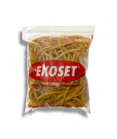 180mmx3mm Geniş Kauçuk Paket Ambalaj Kasa Lastiği 100 Adet (180x3)