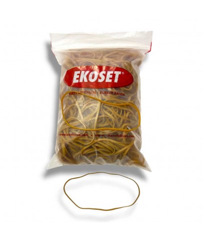 Ekoset 180x3mm Geniş Kauçuk Paket Ambalaj Kasa Lastiği 18'lik 1Kg