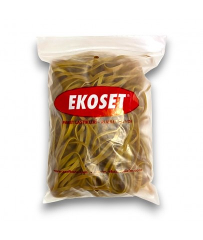 180mmx5mm Geniş Kauçuk Paket Ambalaj Kasa Lastiği 100 Adet (180x5)