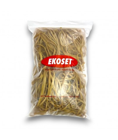 180mmx5mm Geniş Kauçuk Paket Ambalaj Kasa Lastiği 1Kg (180x5)