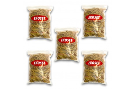 180mmx5mm Geniş Kauçuk Paket Ambalaj Kasa Lastiği 500 Adet (180x5)