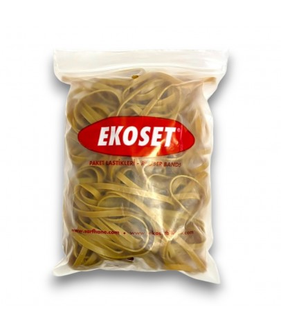 180mmx6mm Geniş Kauçuk Paket Ambalaj Kasa Lastiği 100 Adet (180x6)