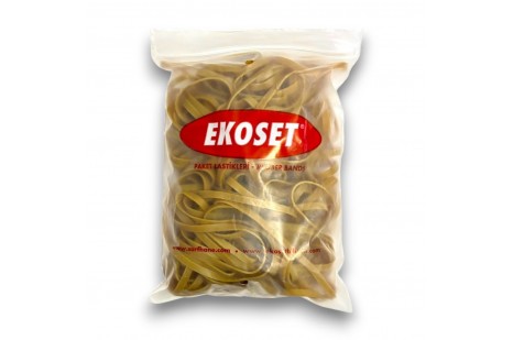180mmx6mm Geniş Kauçuk Paket Ambalaj Kasa Lastiği 100 Adet (180x6)