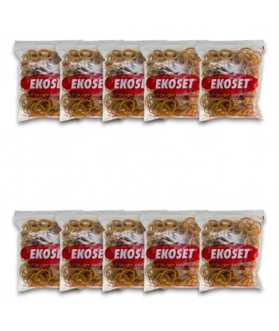 Ekoset 50x3mm Kauçuk Paket Ambalaj Lastiği 1.000 Adet