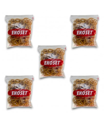 Ekoset 50x3mm Kauçuk Paket Ambalaj Lastiği 500 Adet