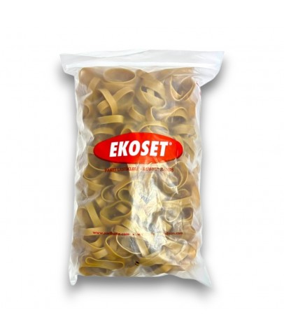 65mmx10mm Geniş Kauçuk Paket Ambalaj Lastiği 500 Adet (65x10)