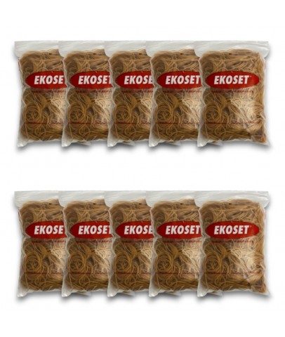 70mm Kauçuk Paket Ambalaj Para Lastiği 10.000 Adet