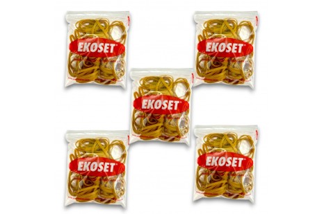 70mmx5mm Geniş Kauçuk Paket Ambalaj Para Lastiği 500 Adet (70x5)