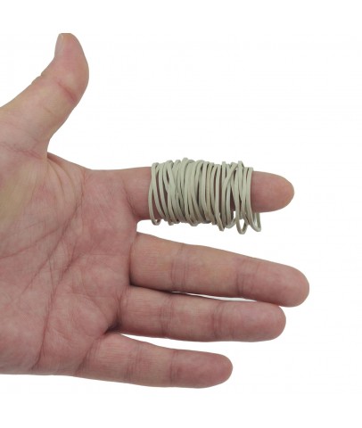40mm Beyaz Kauçuk Paket Ambalaj Para Lastiği 1Kilogram