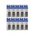Ekoset Brother DCP T300 T310 T500w T510w uyumlu Siyah Mürekkep 100ml 10 adet