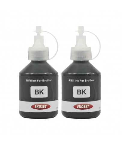 Ekoset Brother DCP-T310 uyumlu Siyah mürekkep 2 adet 100 ml