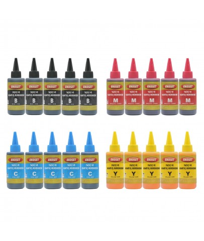 Ekoset Brother DCP T500w T510w Uyumlu Mürekkep 4 Renk 4x500ml