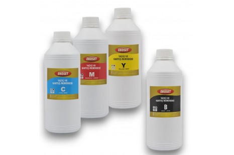 Ekoset Brother MFC-T810W uyumlu mürekkep 4 renk 1 Litre