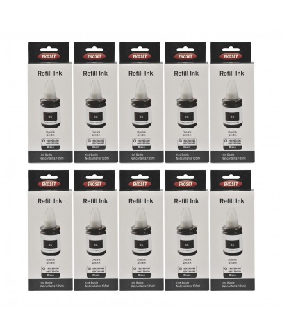 Ekoset Canon G4400 G4410 G4411 uyumlu Siyah Mürekkep 135ml 10 adet