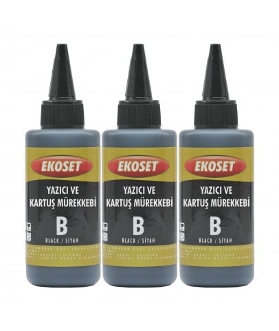 Ekoset Canon G1410 G2410 G3410 G4410 uyumlu Siyah mürekkep 300ml