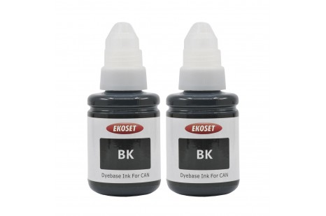 Ekoset Canon Pixma G3400 uyumlu Siyah mürekkep 2 adet 135 ml