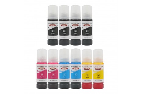 Ekoset Epson 103 L1210 L1250 L3210 L3211 Uyumlu Muadil Mürekkep 70ml 10 adet