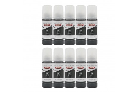 Ekoset Epson 103 L3256 L5290 L5296 Siyah Muadil Mürekkep 70ml 10 adet