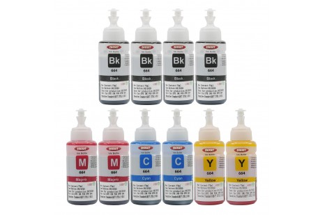 Ekoset Epson L1300 L3050 L3060 L3070 Renkli Muadil Mürekkep 70ml 10 Adet