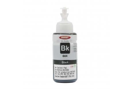Ekoset Epson L455 Uyumlu Siyah Muadil Mürekkep 70 ml