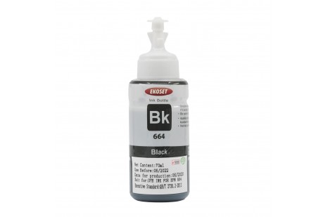 Ekoset Epson L550 Uyumlu Siyah Muadil Mürekkep 70 ml