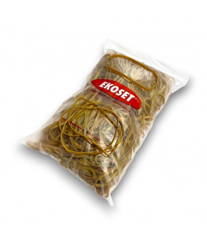 Ekoset Geniş Kauçuk Paket Ambalaj Kasa Lastiği 180x5mm 1Kg