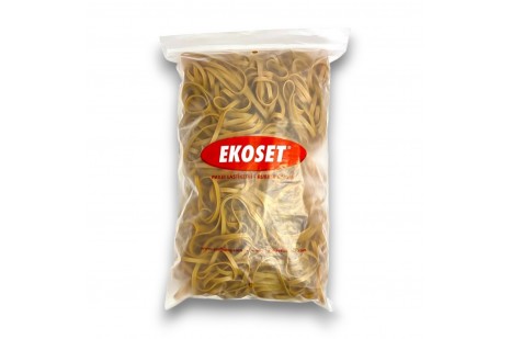 Ekoset Geniş Kauçuk Paket Ambalaj Kasa Lastiği 220x5mm 1Kg