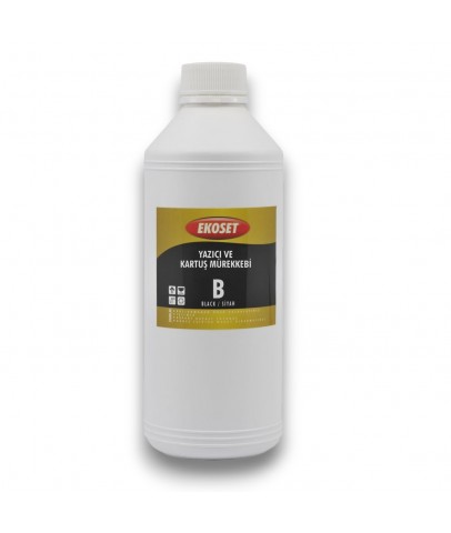 Ekoset hp GT 5820 uyumlu Siyah mürekkep 1 Litre
