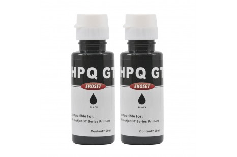 Ekoset hp GT 5820 uyumlu Siyah mürekkep 100ml 2'li set