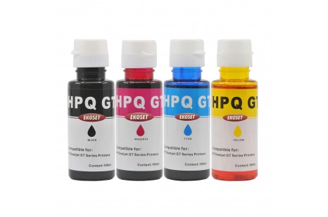 Ekoset hp ink Tank 315 415 GT5810 GT5820 için uyumlu mürekkep 4 renk