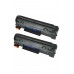 Ekoset hp M1212 M1217 M1132 P1102 uyumlu muadil Toner 285A 2li ekopaket