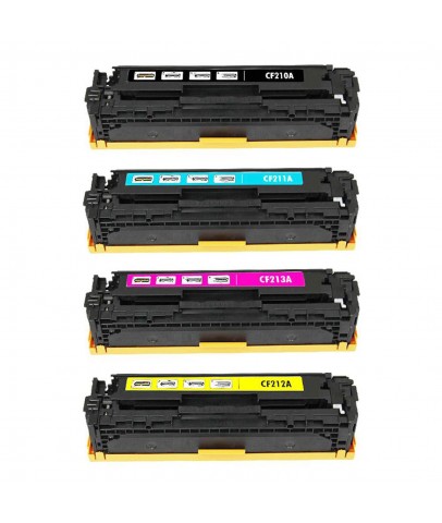 Ekoset hp Pro M276 M251 uyumlu 4 renk Muadil Toner CF210A/HP131A uyumlu