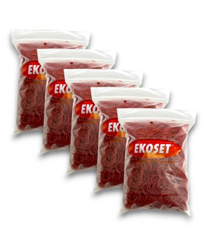 40mm Kırmızı Kauçuk Paket Ambalaj Lastiği 5.000 Adet