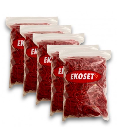 70mm Kırmızı Kauçuk Paket Ambalaj Lastiği 5.000 Adet