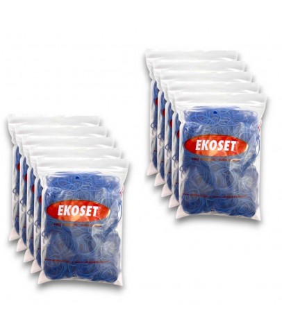 70mm Mavi Kauçuk Paket Ambalaj Lastiği 10.000 Adet