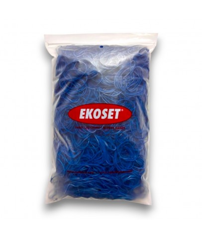 Ekoset Mavi Paket Ambalaj Para Lastiği 70mm 1Kg