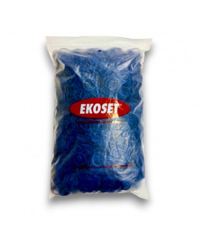 Ekoset Mavi Paket Ambalaj Toka Lastiği 40mm 1Kg