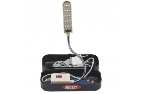 Ekoset Ultraviyole UV Led Lamba Dikiş Makineleri için 30 ledli UV ve Beyaz Işık